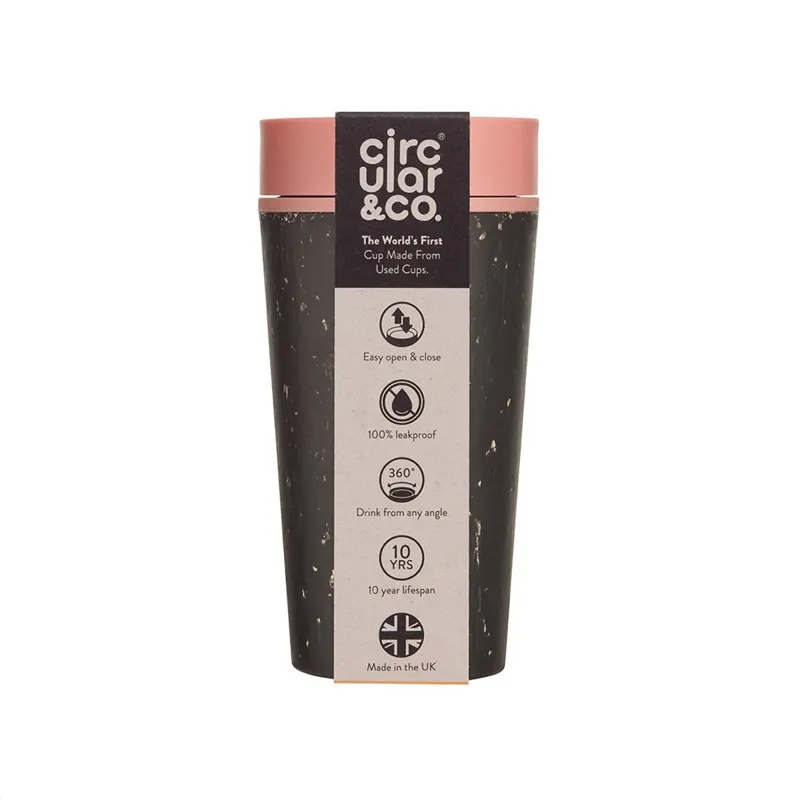 Circular and Co 12oz Cup Black/Pink